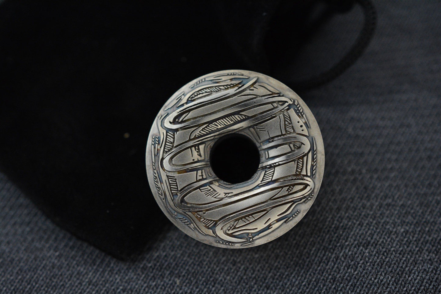 RARE++ Metalmorphosis DrizzleNutz Donut Engraved Ti Worry Re Ed’s Manifesto