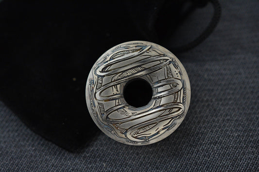 RARE++ Metalmorphosis DrizzleNutz Donut Engraved Ti Worry Re Ed’s Manifesto