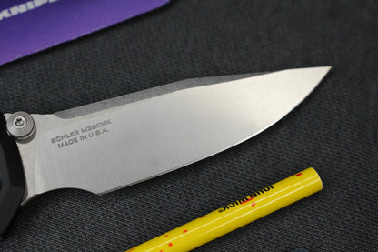 NEW Microtech SocomDelta RAM-LOK Aluminum Black/ M390 w/John Wick Pack & Bead