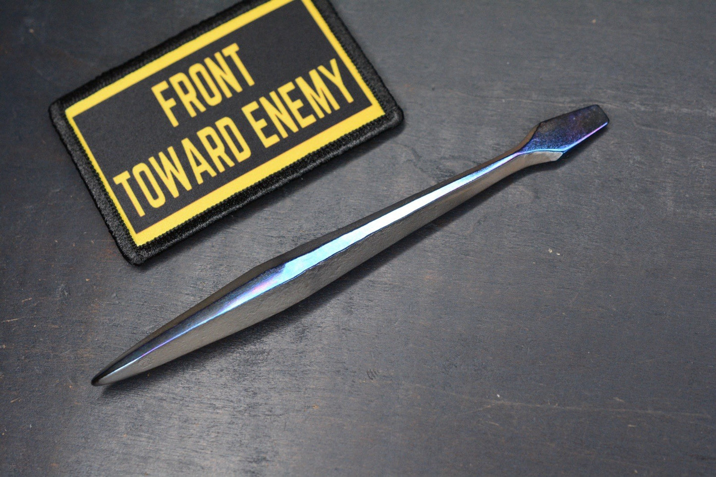 RARE RMJ USA Forged Ti Spike/ Screwdriver w/ FTE Patch #8 Of 10 Re Playge