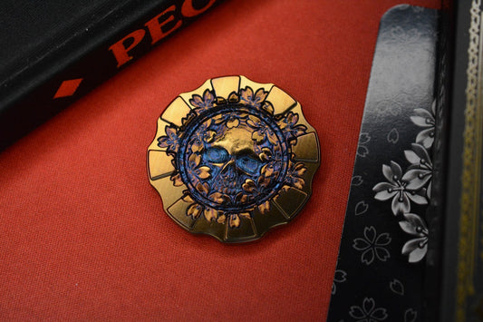 NEW HiTex x AtsuKoubo - Blackened / Purple Anodized Titanium COTM Coin