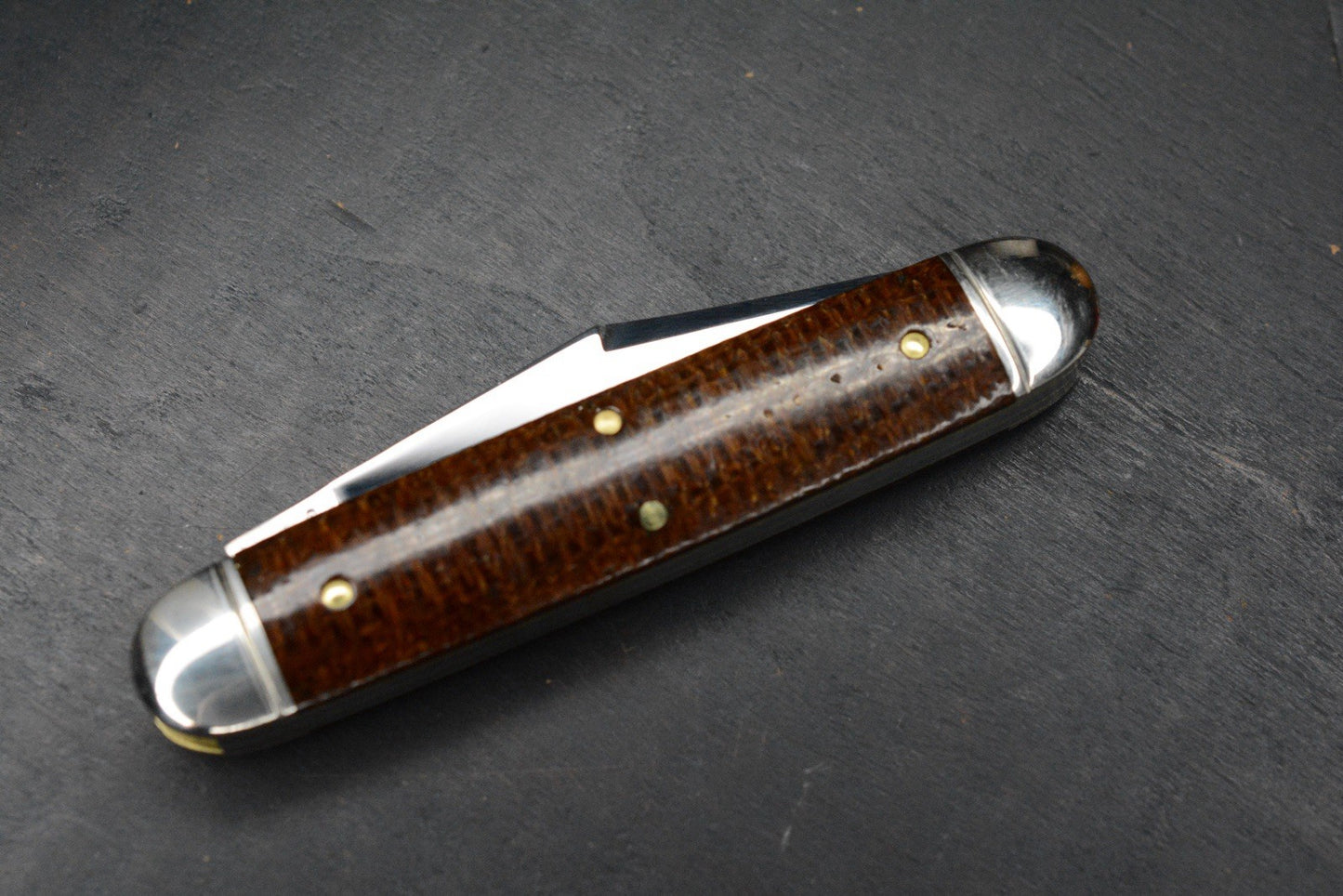 NEW Great Eastern Cutlery Northfield - Jumbo Stockpen Jack Brown Burlap Micarta
