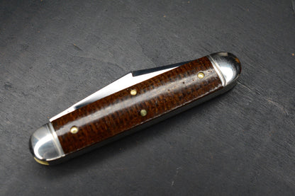 NEW Great Eastern Cutlery Northfield - Jumbo Stockpen Jack Brown Burlap Micarta