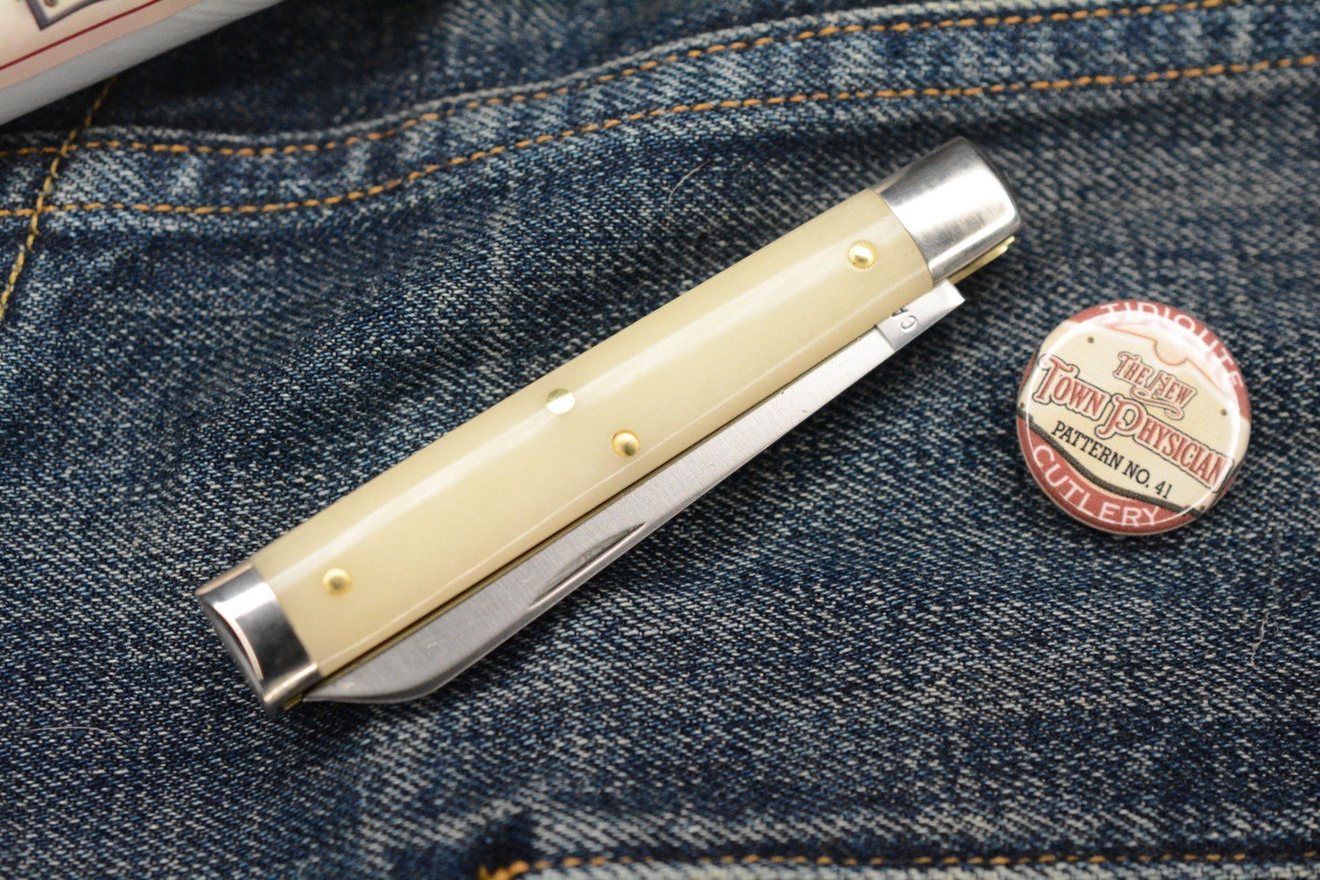 NEW Great Eastern Cutlery - New Town Physician Smooth Oiled Bone # 412226