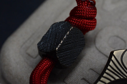 NEW WKRMN Bonehead Derpy 1/4lb Paper Weight Brass w/ Etched Brass Bead