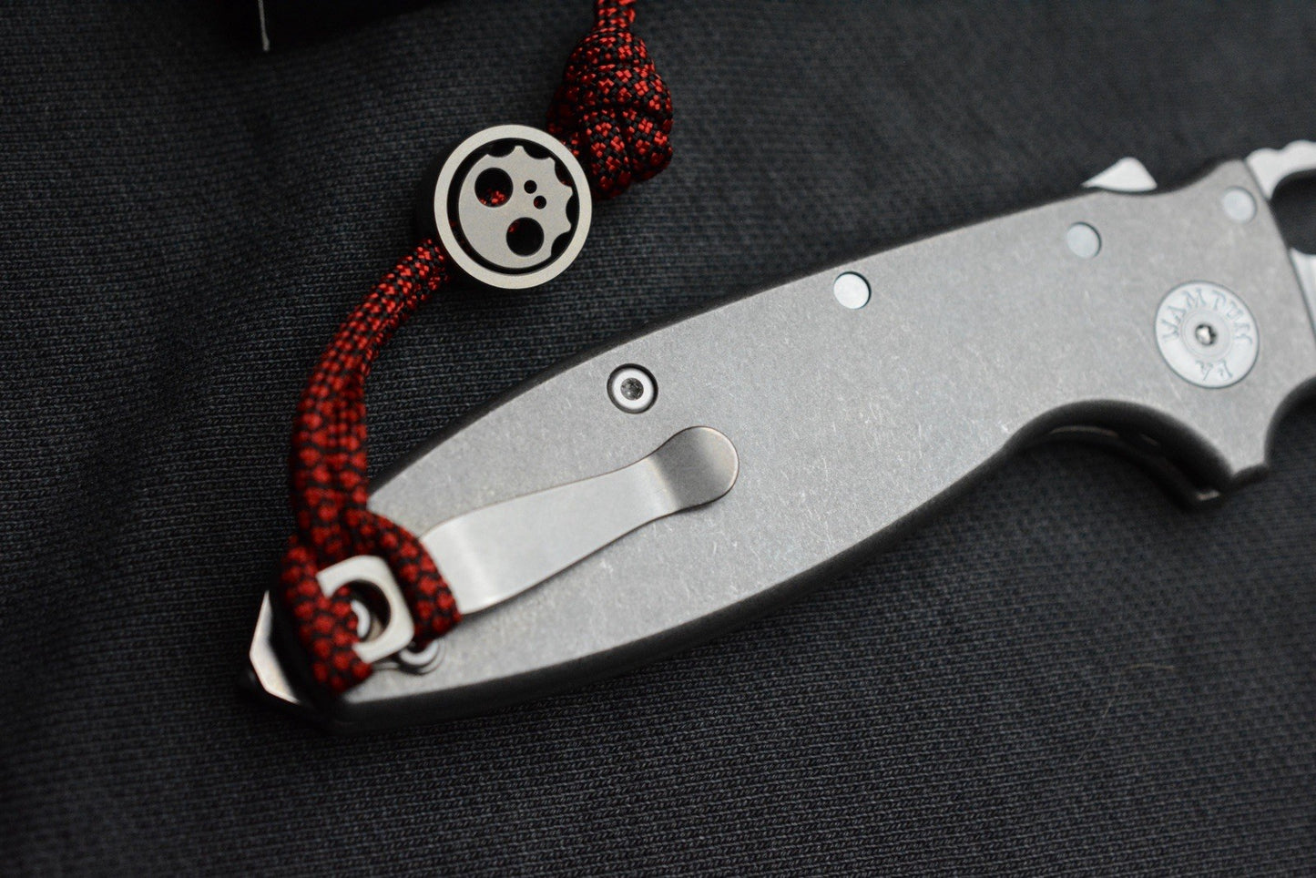 RARE Demko AD20 Shark-A-Tac - MagnaCut Two Tone / Smooth Ti w/ Spike GB & Bead