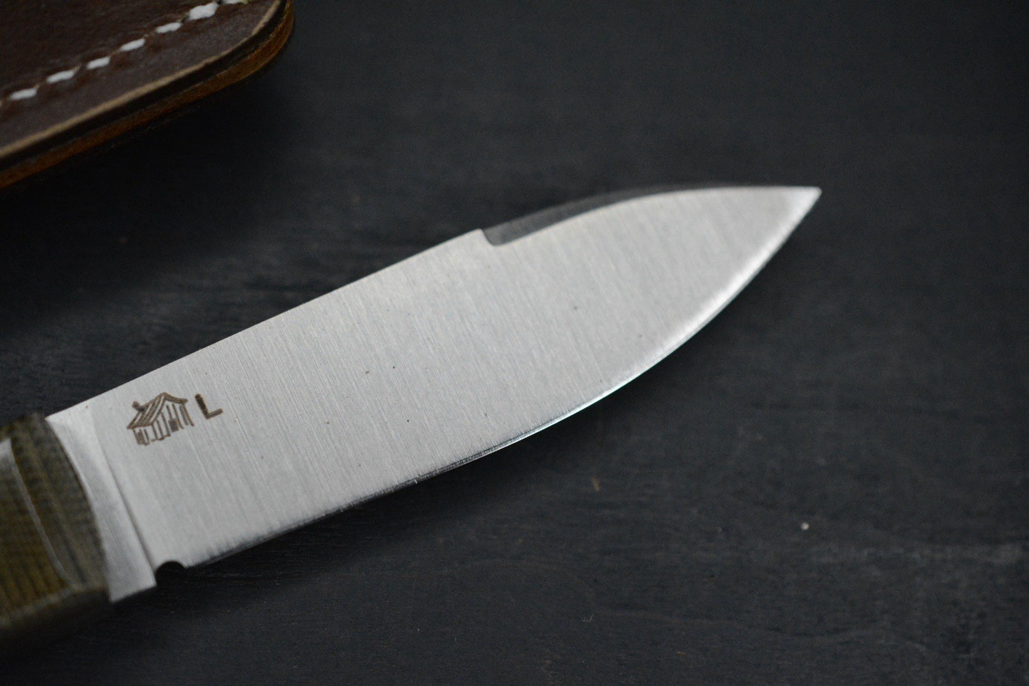 NEW Jack Wolf Vampire Hunter FB - Green Micarta/ MagnaCut w/Sheath USA MADE