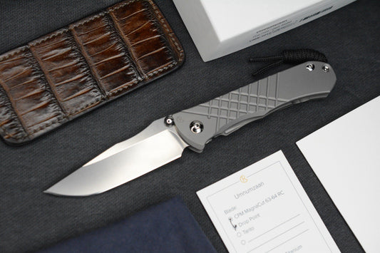 NEW Chris Reeve Umnumzaan - Glass Blasted / Drop Point Magnacut