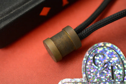RARE Urban EDC Supply x Collins Trace - Seigahai Bead Bronzed Ti Engraved