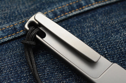 NEW Nice Guy Machine Co The Wraith - Titanium Pry Bar NGMCo w/ TKW Skull Bead