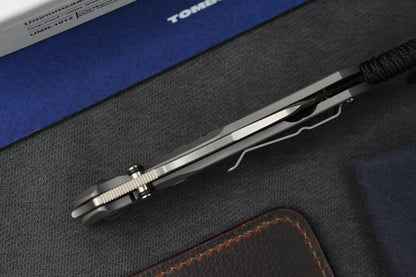 NEW Chris Reeve Umnumzaan - Glass Blasted / Drop Point Magnacut w/ Leather Sheath