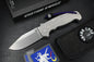 RARE++ Demko AD20 XXX Textured Ti / Stud Only CPM 3V w/ Poison Bead & Patch