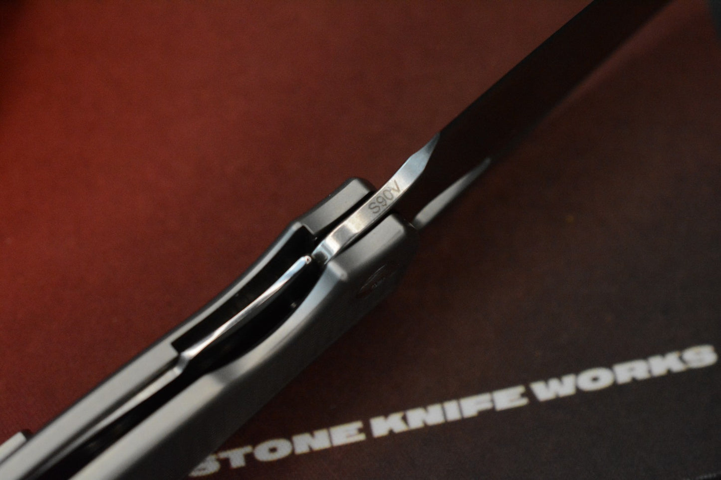 NEW Monterey Bay Knives Wolverine Diamond Plate Ti- S90V Blade SOLD OUT