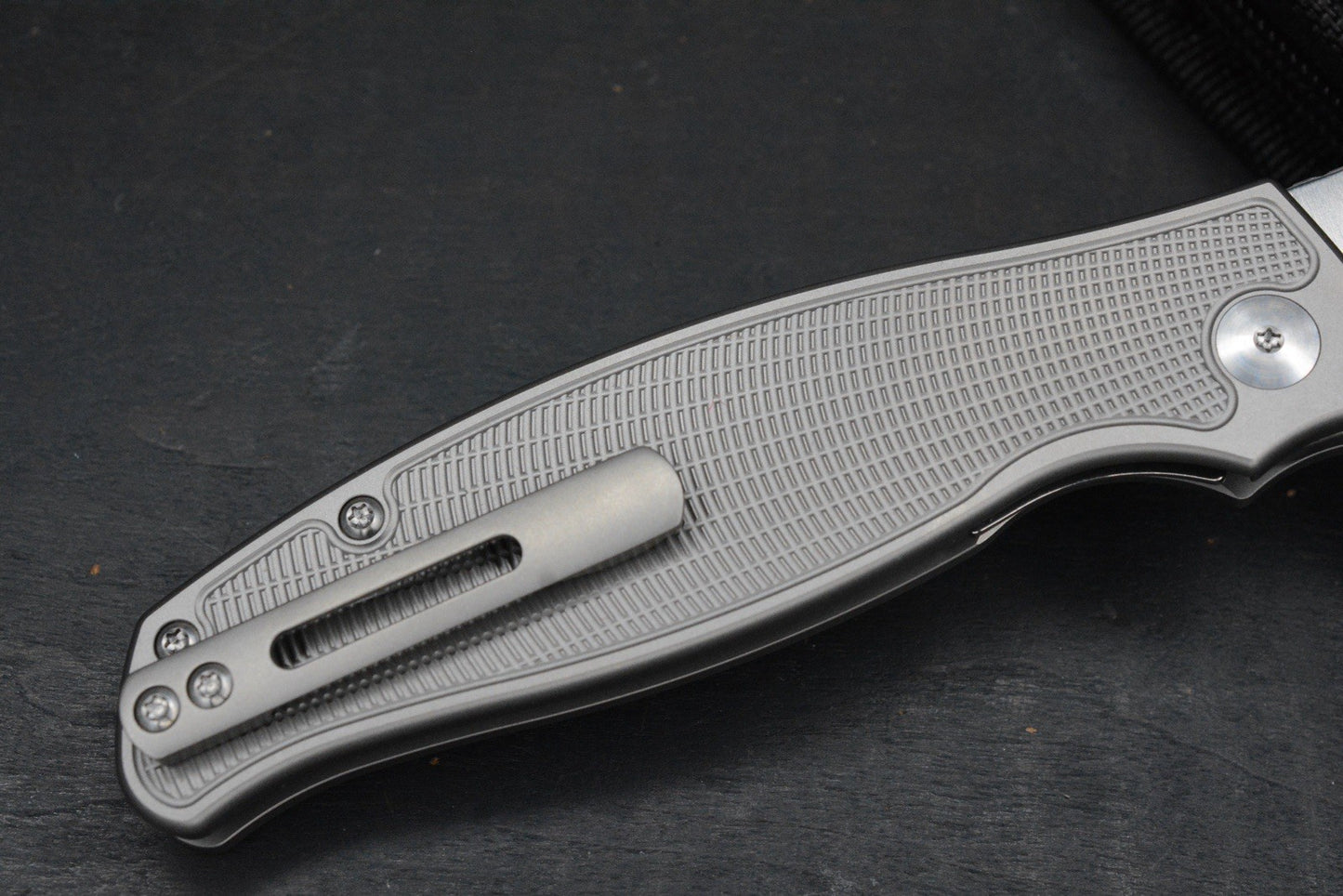 NEW Monterey Bay Knives Sabretooth Frag Pattern Ti- S90V Blade SOLD OUT
