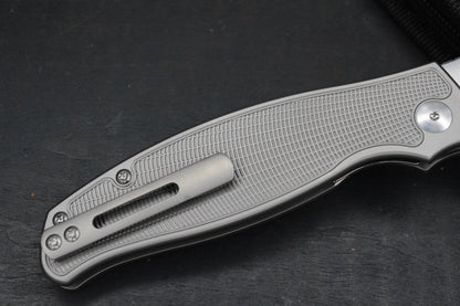 NEW Monterey Bay Knives Sabretooth Frag Pattern Ti- S90V Blade SOLD OUT