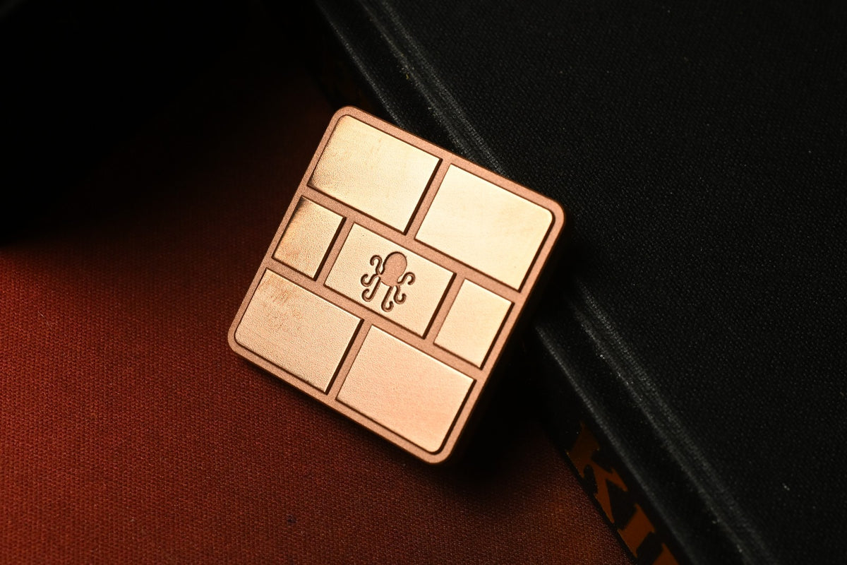 RARE Kraken Golf Custom Ball Marker - Mario /Copper & Brass