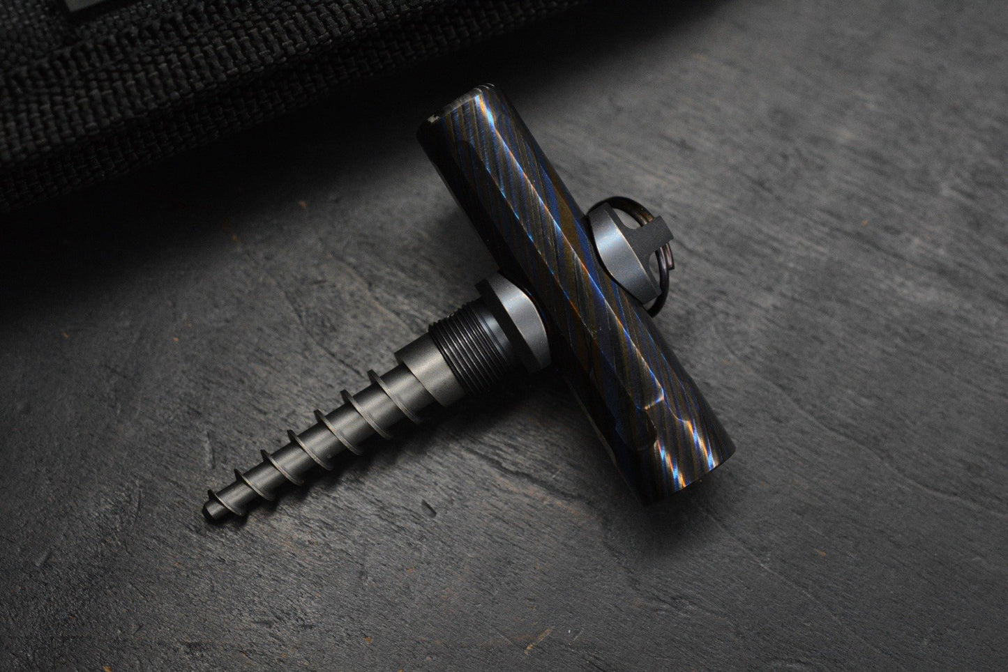 RARE Custom Knife Factory 2 Piece Zircuti Cork Screw/ B.O Re Microtech
