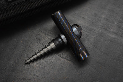 RARE Custom Knife Factory 2 Piece Zircuti Cork Screw/ B.O Re Microtech