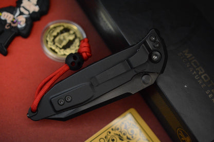 NEW Microtech Socom Elite Warcom SHADOW Black DLC w/ Playge Bead & Wick Pack