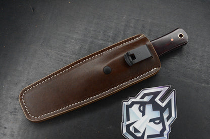 NEW Jack Wolf x LT Wright Vampire Hunter /Crimson Canvas Micarta /AEB-L USA MADE