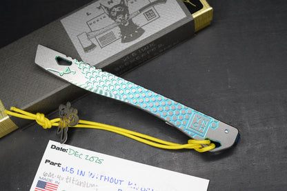 NEW Lynch NW In Without Knocking v1.5 Bee Keeper Stone Logo Green Ano Ti