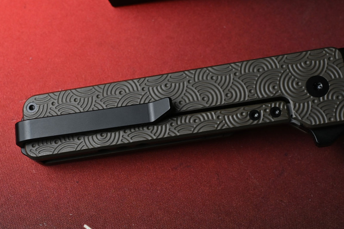 NEW Exceed Designs x Urban EDC TiRant Ultra - Bronze Ti Chaos Seigahai Skiff