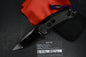 NEW Custom Knife Factory T25 DLC Milled Ti / Polished DLC M398 w/Zirc Droid Bead