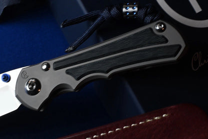 NEW Chris Reeve Small Inkosi - SW Insingo / Glass Blasted Ti /Blue Denim Micarta