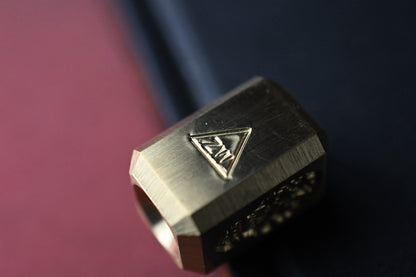 RARE Zach Wood Customs - Zombie Beveled Brass Bead Re Playge NGMCo