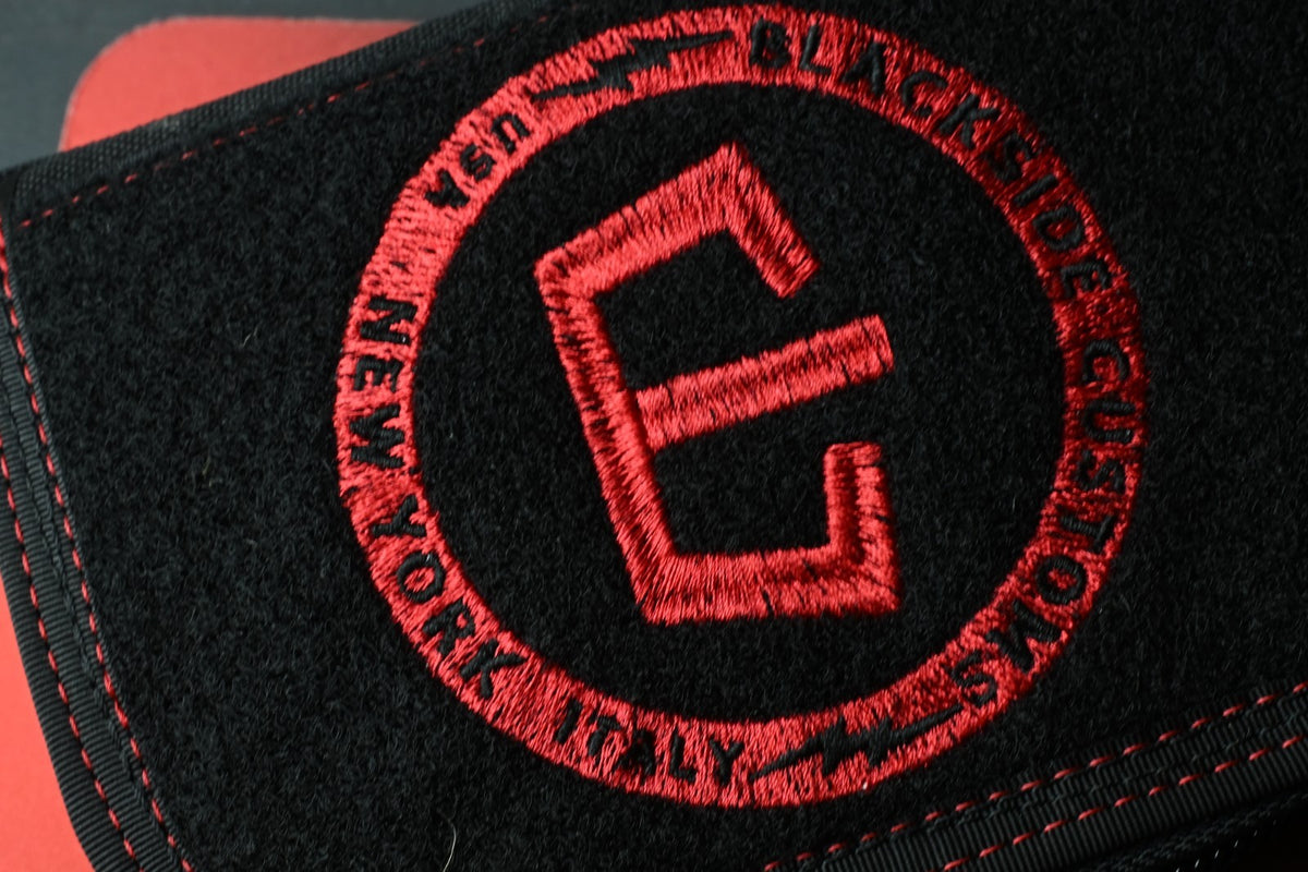 RARE BLACKSIDE Customs SOE Organizer Pouch - Black / Red 7” w/ Poison Bead