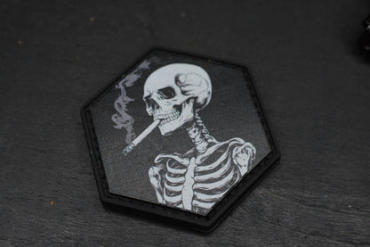 RARE Half Face Cardiac Spike Halloween SE Purple G-10 w/TKW Frankart & Patch