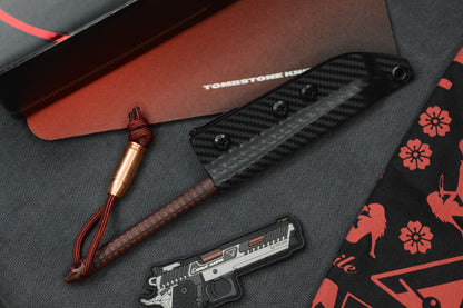 RARE Microtech TAC-P PVD “Ltd Ed. Deadpool Spike” Apocalyptic Red w/ DP Pack