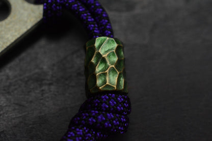 NEW BRNLY Polly Pry-Rose Plain Jade SW Ti w/ Jade Jimped Bead