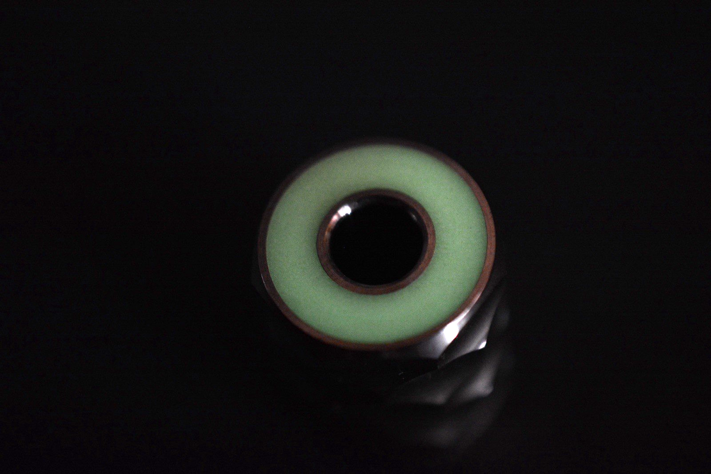 RARE PSD Designs X Monkey Edge Ti Jumbo Pineapple Bead/Pull w/ GITD Inlay