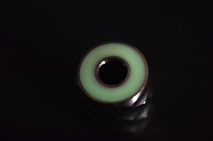 RARE PSD Designs X Monkey Edge Ti Jumbo Pineapple Bead/Pull w/ GITD Inlay