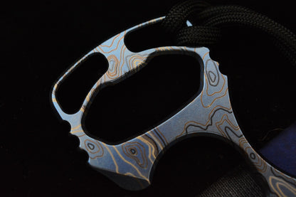 NEW Triple Aught Design Rook TAD Edition SW Blue Ti Bottle Opener w/ Bead