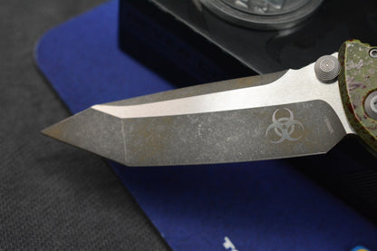NEW Microtech SOCOM Elite T/E Outbreak w/ Fallout Pack & Biohazard Bead