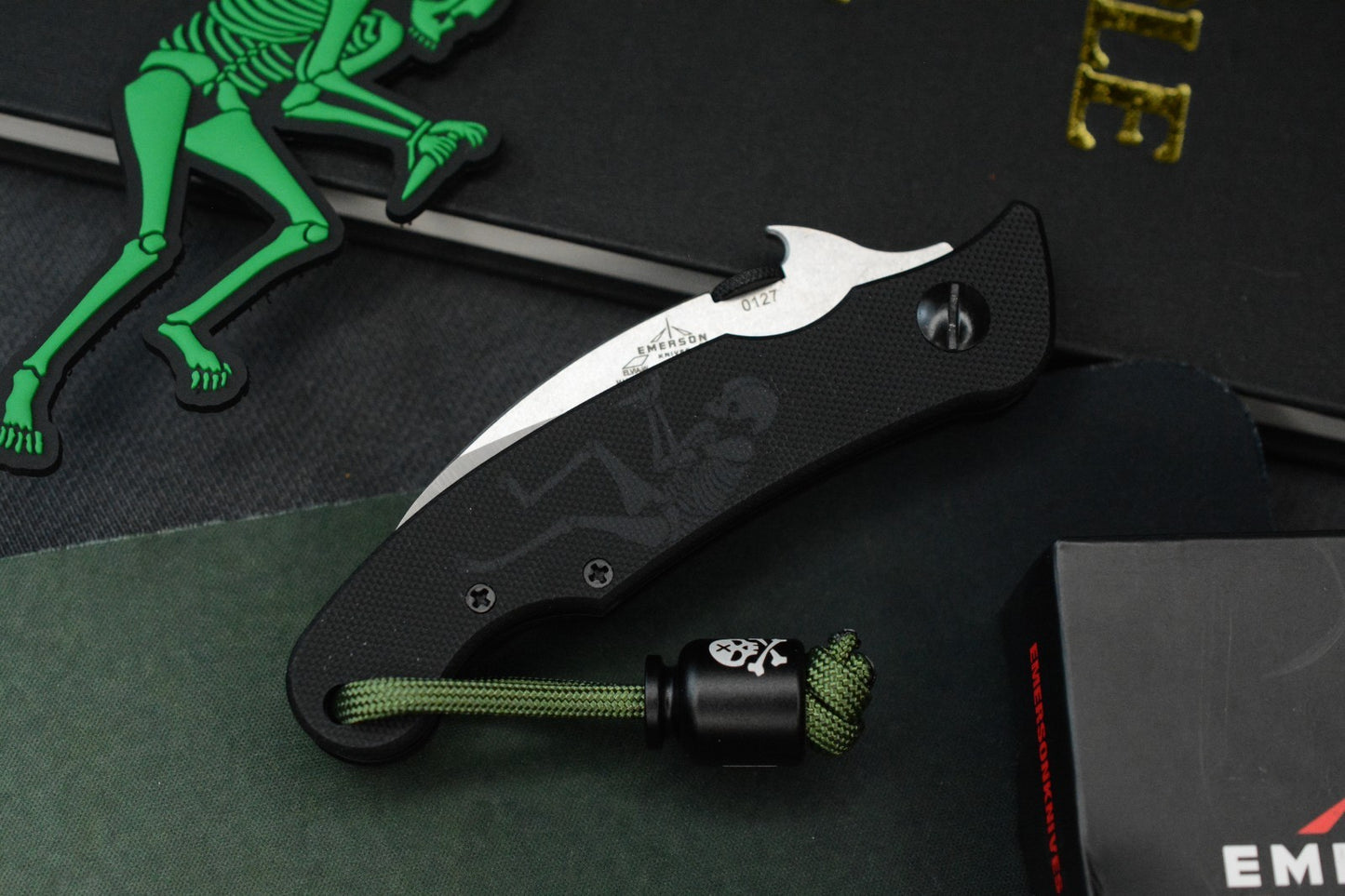 NEW Emerson x Sneak Reaper Elvia - Black Textured w/ SR Patch & Poison Bead
