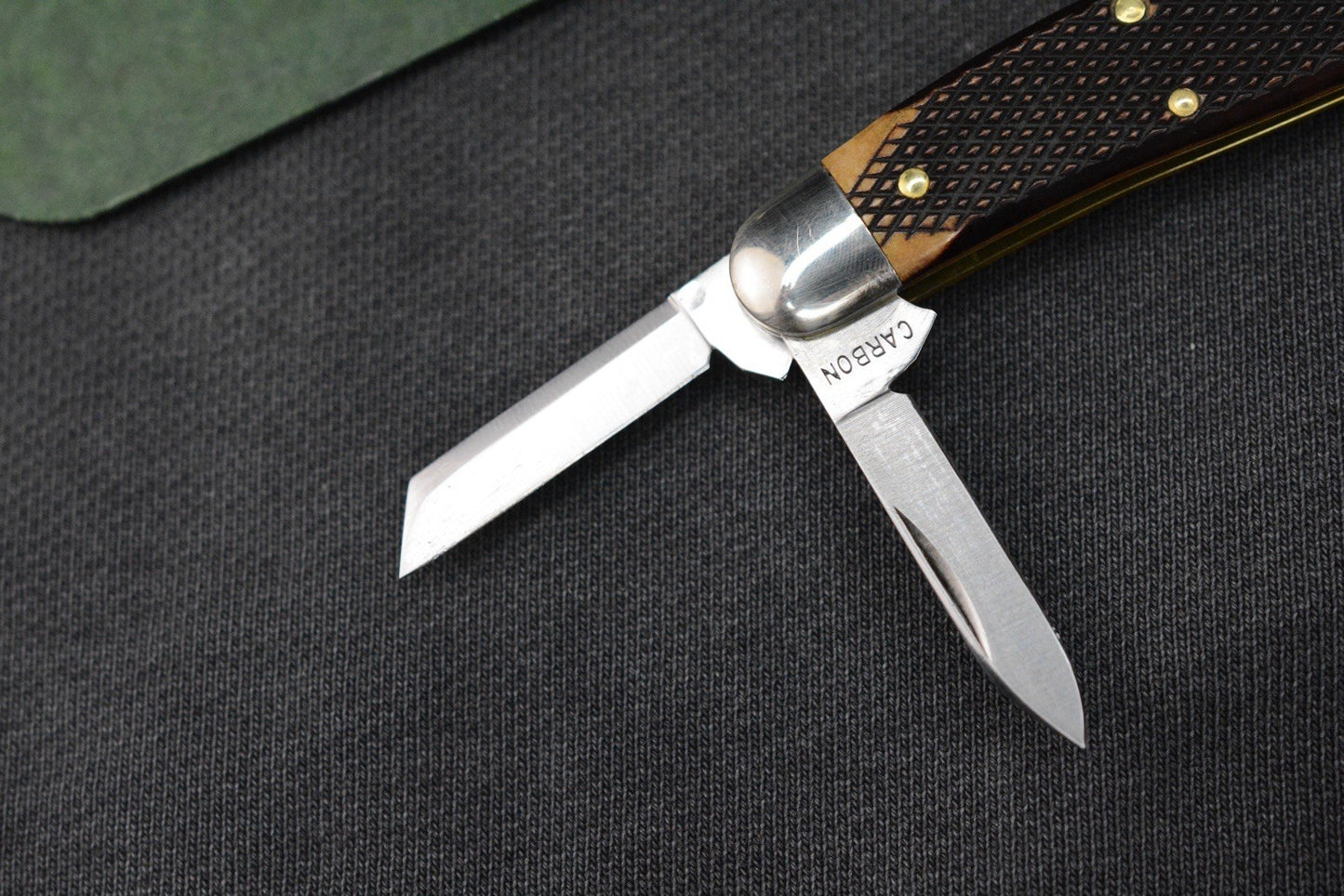 NEW Great Eastern Cutlery - Geppetto Whittler Chocolate Checkered Richlite
