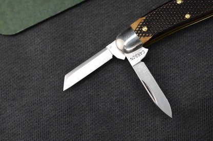 NEW Great Eastern Cutlery - Geppetto Whittler Chocolate Checkered Richlite