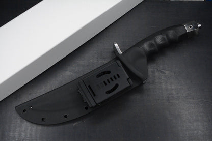 RARE+ Al Mar Knives Seki Japan Warrior Fixie Satin Blade /Rubber Handle & Sheath