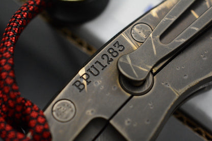 RARE Hinderer Custom XM-18 Non Flipper 3.5” Full Ti Warthog Bowie Magnacut