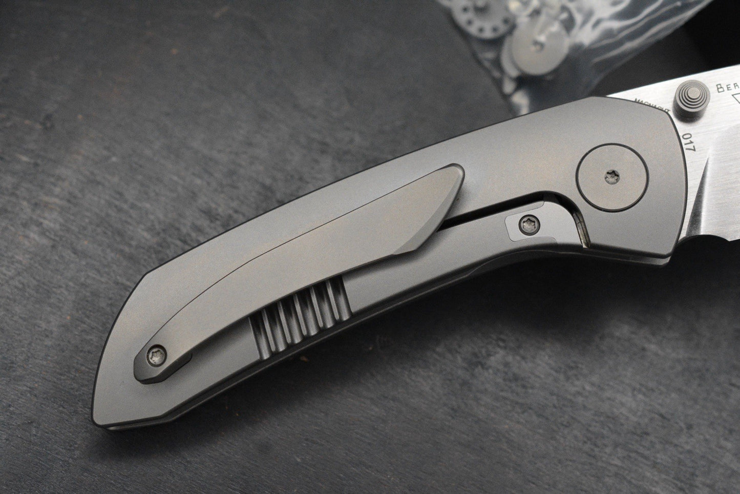 RARE Dalibor Bergam Asgard Integral Ti Handle/ Magnacut 1st Production Run SN 17
