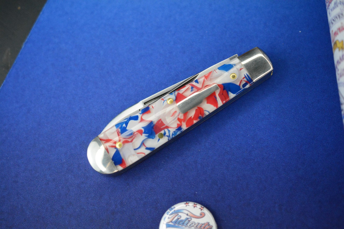 NEW Great Eastern Cutlery Tidioute 1095 Crown Lifter - 250th American Confetti