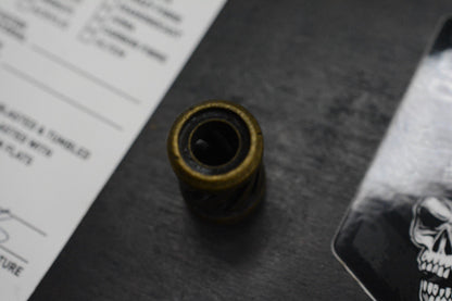 NEW Griffin Combat Concealed Micro V5 Aged Brass Re Playge Microtech