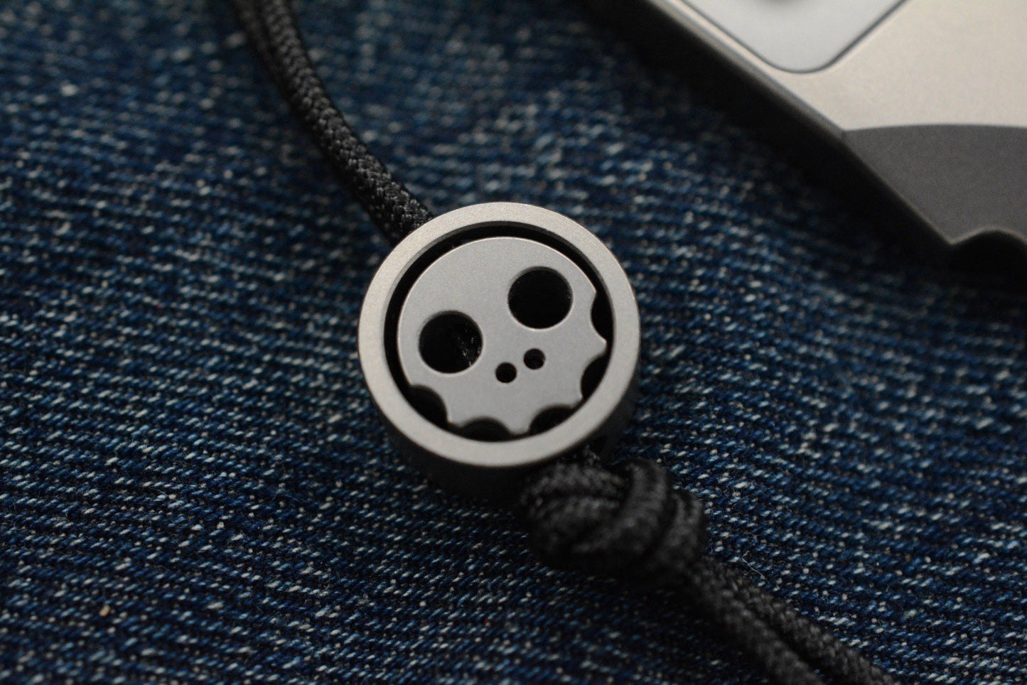 NEW Nice Guy Machine Co The Wraith - Titanium Pry Bar NGMCo w/ TKW Skull Bead