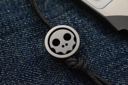 NEW Nice Guy Machine Co The Wraith - Titanium Pry Bar NGMCo w/ TKW Skull Bead