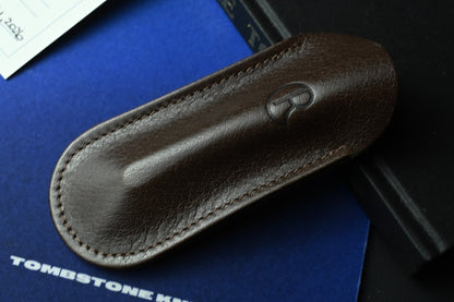NEW Chris Reeve Mnandi - Box Elder Wood Inlay / Magnacut DP w/ Leather Sheath