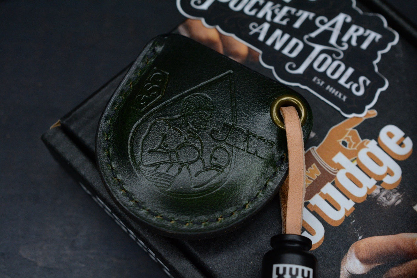 NEW JRW Judge - Curator Brass Stonewashed w/ JRW Green Sheath & COA