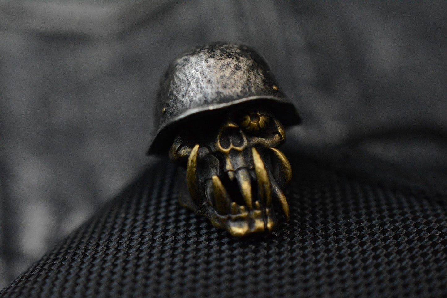 RARE++ Custom Knife Factory x Copper Head - Merzost “Eye Popper” Brass Bead